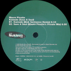 Mauro Picotto : Komodo (Save A Soul) (12")