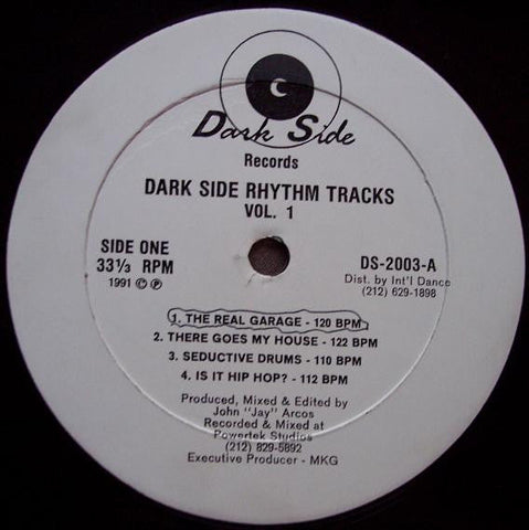 John Jay : Dark Side Rhythm Tracks Vol. 1 (12")