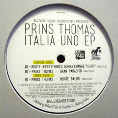 Prins Thomas : Balearic Gabba Soundsystem Presents Italia Uno EP (12", EP)