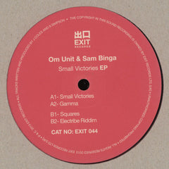 Om Unit & Sam Binga : Small Victories EP (12", EP, Ltd, Cle)