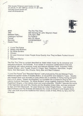 The Fire This Time : Still Dancing On John Wayne's Head (CD, Album)