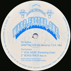 T.D.K.* & Bizzy B : Warp Factor One (12")