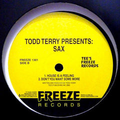 Todd Terry Presents Sax : Jazz Anthem (12")