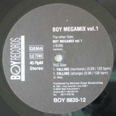 Scared To Death : Boy Megamix Vol. 1 (12")