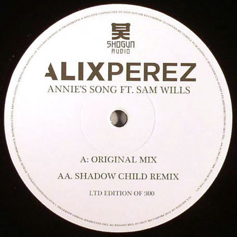 Alix Perez : Annie's Song (Original / Shadow Child Remix) (10", Ltd)