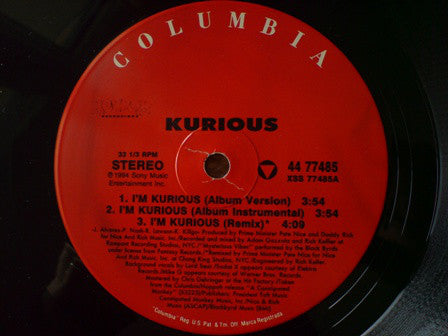 Kurious :  I'm Kurious / Mansion And A Yacht  (12", RP)