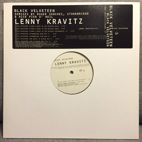 Lenny Kravitz : Black Velveteen (2x12", Promo)