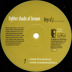 Lighter Shade Of Brown : Hey D.J.... (12")