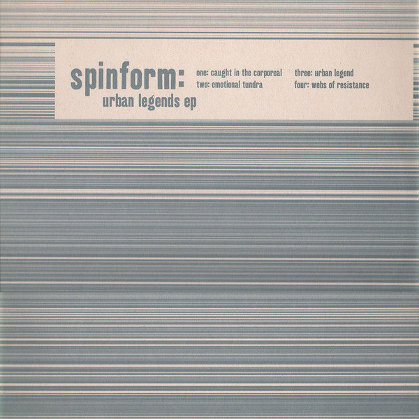 Spinform : Urban Legends EP (12")
