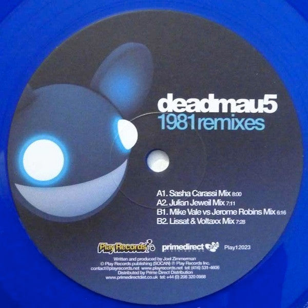Deadmau5 : 1981 Remixes (12", Blu)