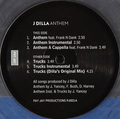 J Dilla : Anthem / Trucks (12", Cle)