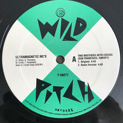 Ultramagnetic MC's : Two Brothers With Checks (San Francisco, Harvey) (12", RE)