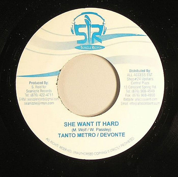 Tanto Metro & Devonte / Einstein (8) : She Want It Hard / Gal Thing (7")