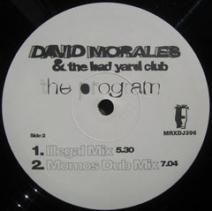 David Morales & The Bad Yard Club : The Program (2x12", Promo)
