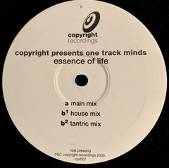 One Track Minds : Essence Of Life (12", TP)