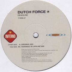 Dutch Force : Deadline (12", Single)