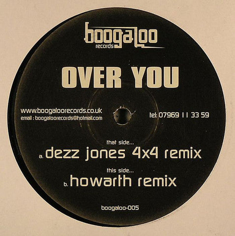 Danny Wynn : Over You (12")