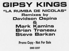 Gipsy Kings : La Rumba De Nicolas (12", Promo)