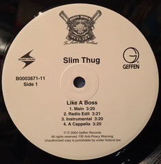 Slim Thug : Like A Boss (12")