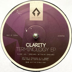 Clarity (4) : Terminology EP (12", EP)