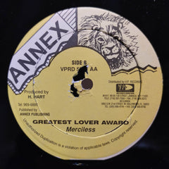 Merciless : Ready Fi Di War / Greatest Lover Award (12")