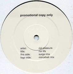 Riol Pleasure : Riol Life (12", Promo)