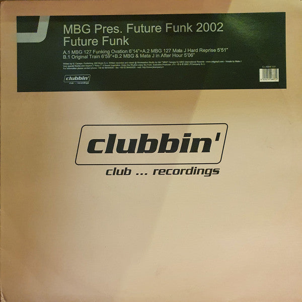 MBG Pres. Future Funk 2002 : Future Funk  (12")
