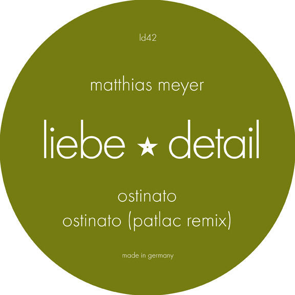 Matthias Meyer : Ostinato EP (12", EP)