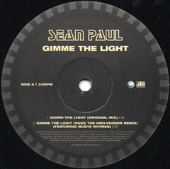 Sean Paul : Gimme The Light (12", Single)