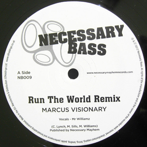 Marcus Visionary : Run The World Remix (12")