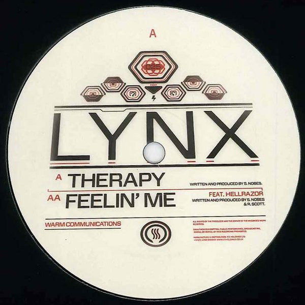 Lynx (7) : Therapy / Feelin' Me (12")