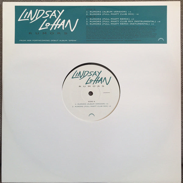 Lindsay Lohan : Rumors (12", Promo)