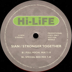 Sian (2) : Stronger Together (2x12", Promo)