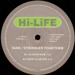 Sian (2) : Stronger Together (2x12", Promo)
