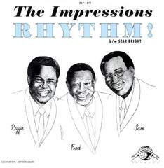 The Impressions : Rhythm! b/w Star Bright (7", Single)