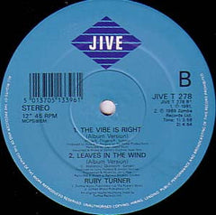 Ruby Turner : The Vibe Is Right (The PKA Remix) (12")