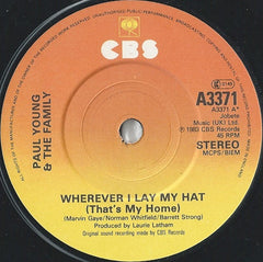 Paul Young : Wherever I Lay My Hat (7", Single, Sun)