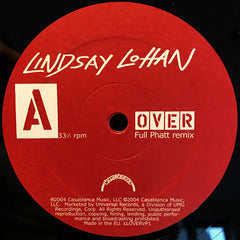 Lindsay Lohan : Over (12", Promo)