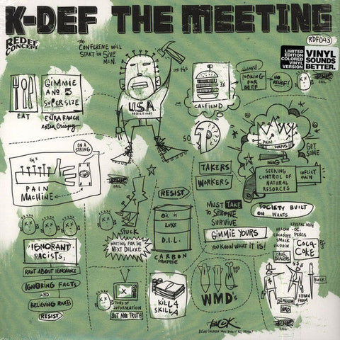 K-Def : The Meeting (12", EP, Ltd, Whi)