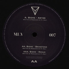 Biome (2) : Abyss / Brimstone / Redux (12")