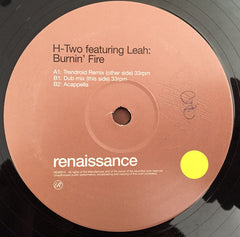 H-Two Featuring Leah Rasmussen : Burnin' Fire (12")