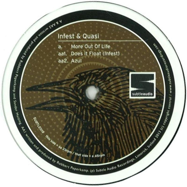 Infest (3) & Quasi (5) : More Out Of Life / Does It Float / Azul (12")