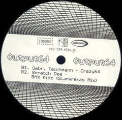 Various : Output64 - Delete All Data - Input64 Remixed 1/X (12", Comp)