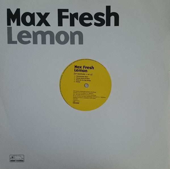 Max Fresh : Lemon EP (12")