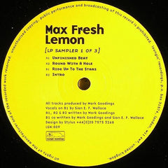 Max Fresh : Lemon EP (12")