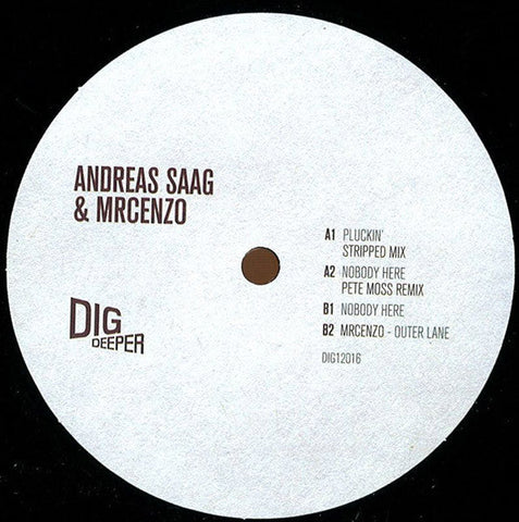 Andreas Saag & MrCenzo : Pluckin' EP (12", EP)