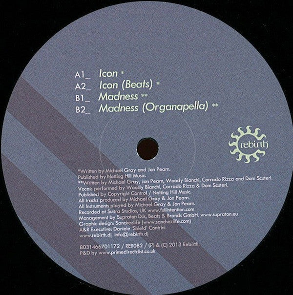 Full Intention : Icon / Madness (12", EP)