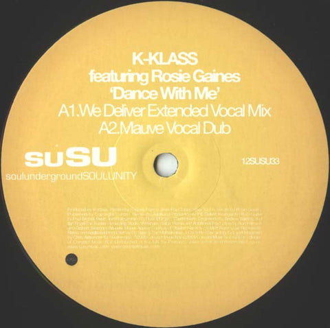 K-Klass : Dance With Me (12")