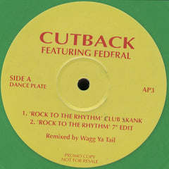 Cutback : Rock To The Rhythm (12", Promo, Gre)