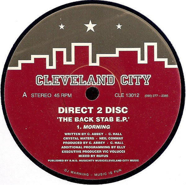 Direct 2 Disc : The Back Stab E.P. (12", EP)